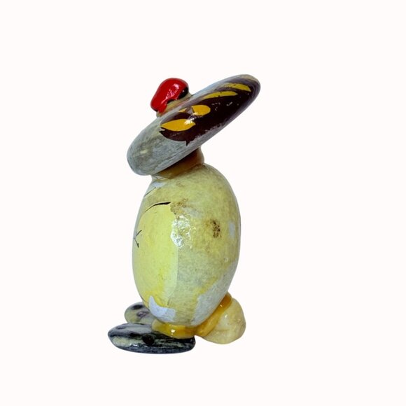 Praying Pet Rock Kitsch Art Stone Figurine VTG Funky 70s Home Office Cartoonish - Picture 3 of 13